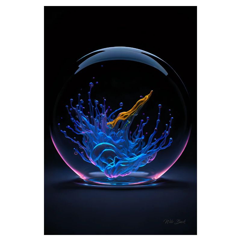 Kaos dans une bulle néon 3