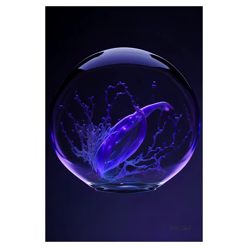 Kaos dans une bulle violette 2