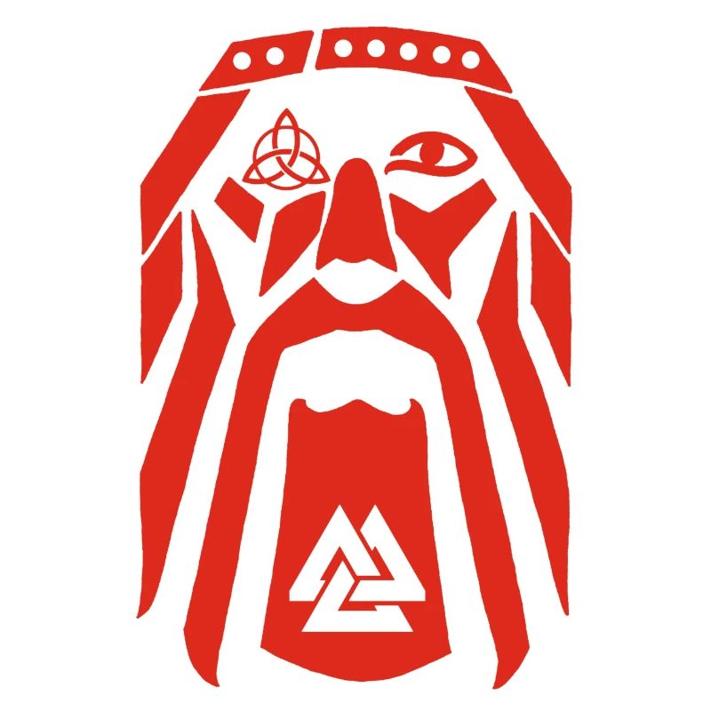 Wikingerkrieger (rot)