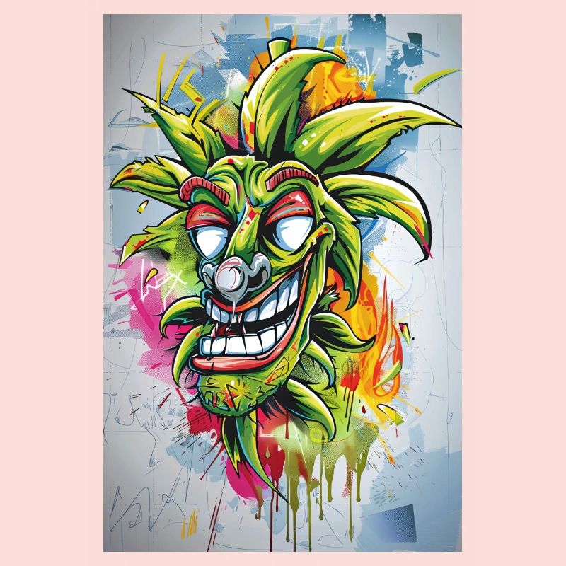 Graffiti Jester Ananas