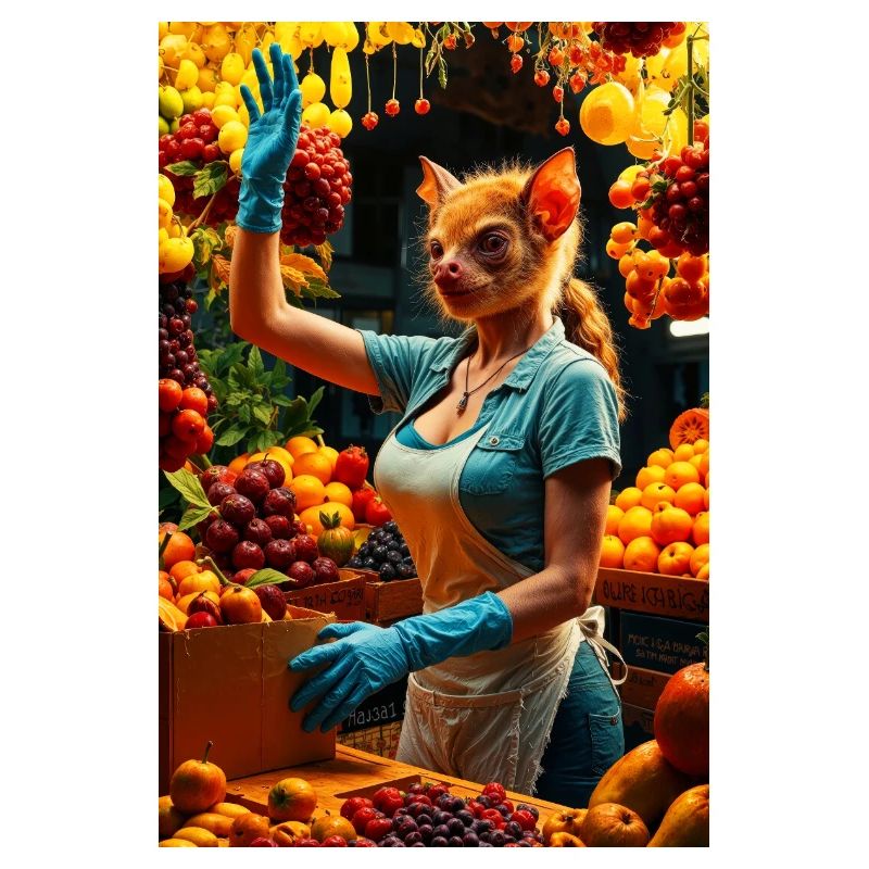 Humanoid Fruit Bat