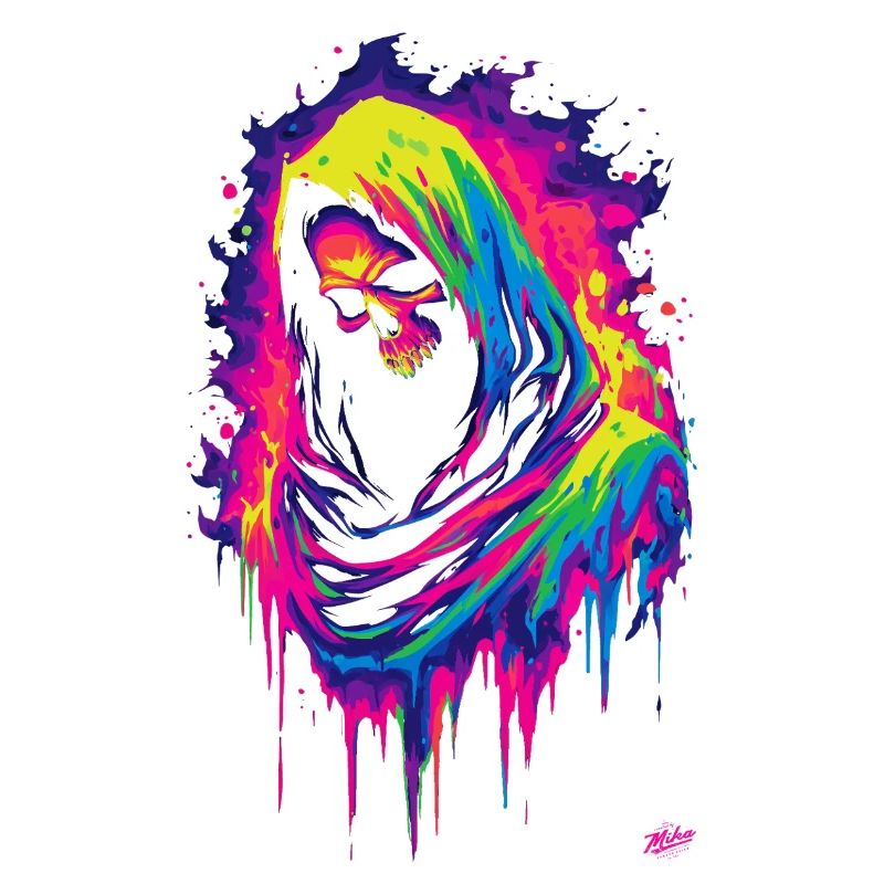 Neon Grim Reaper