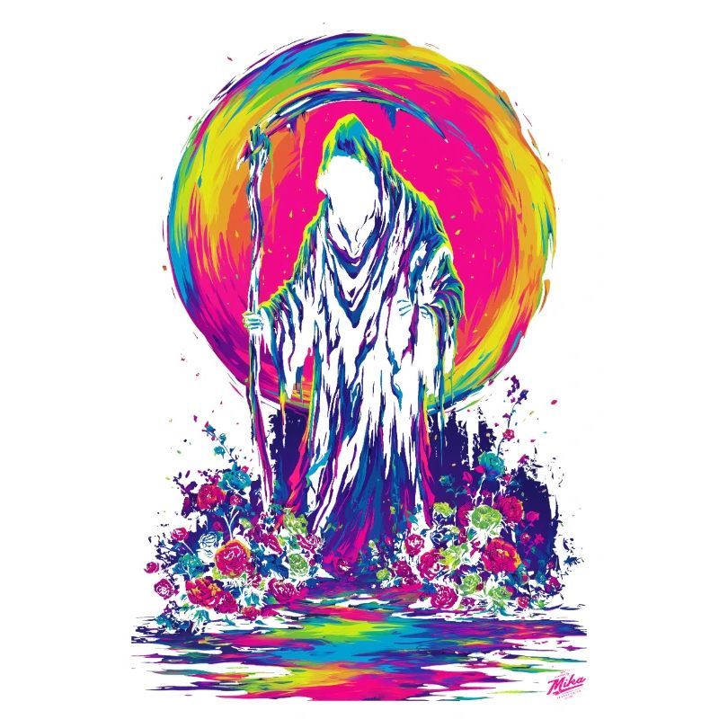 Neon Grim Reaper