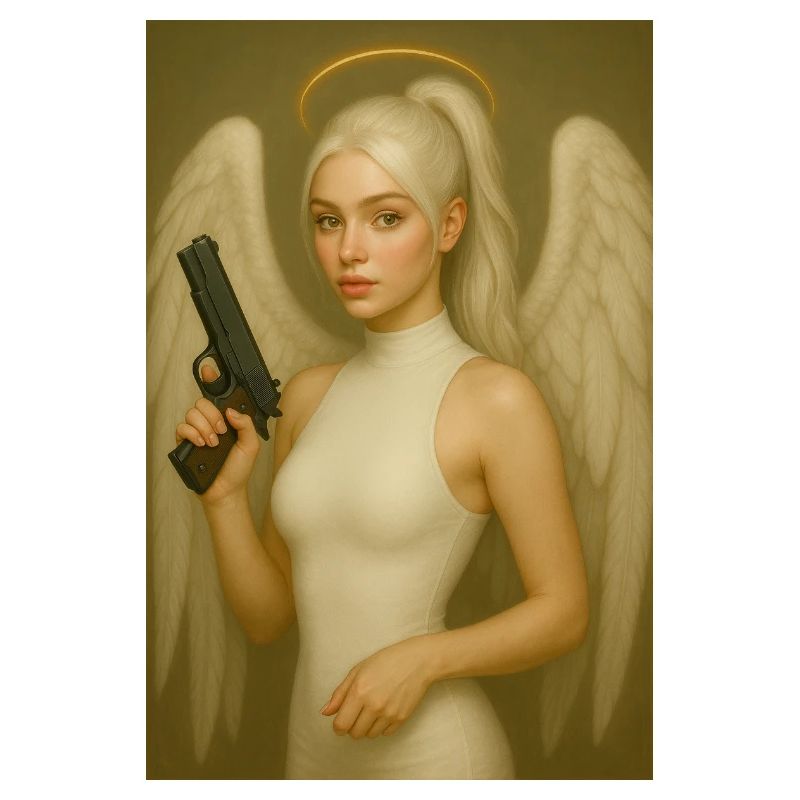 Engel mit Waffe 