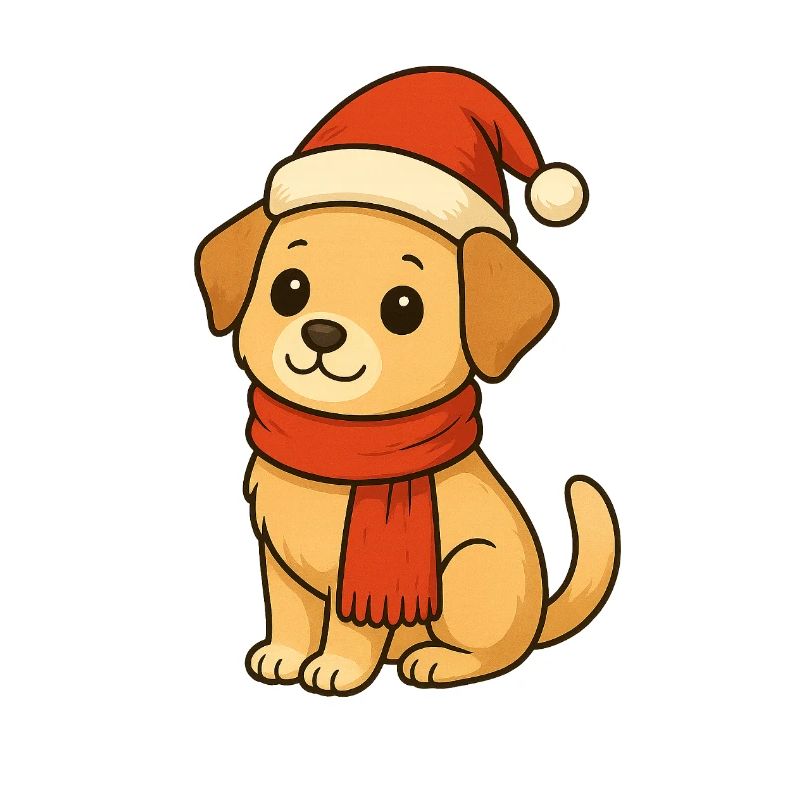 Weihnachtsheld Hund