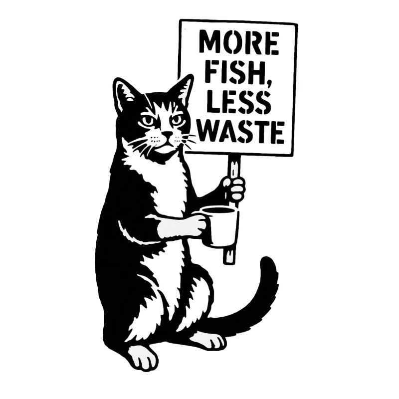 Plus de poissons, moins de chats de déchets