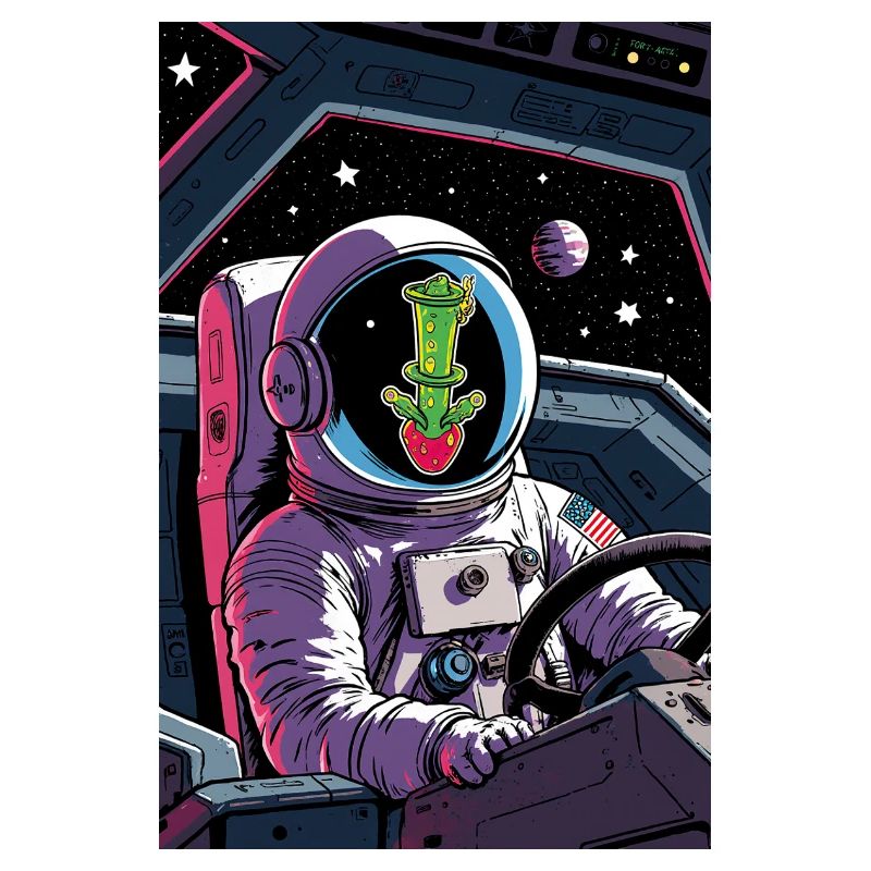 Cactus Alien in Space