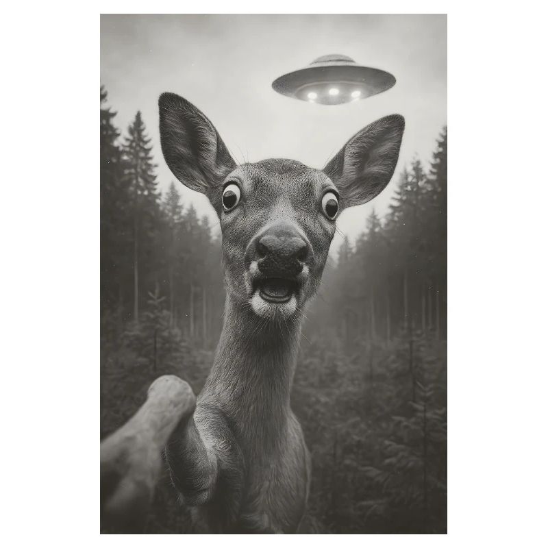 When a deer sees a UFO