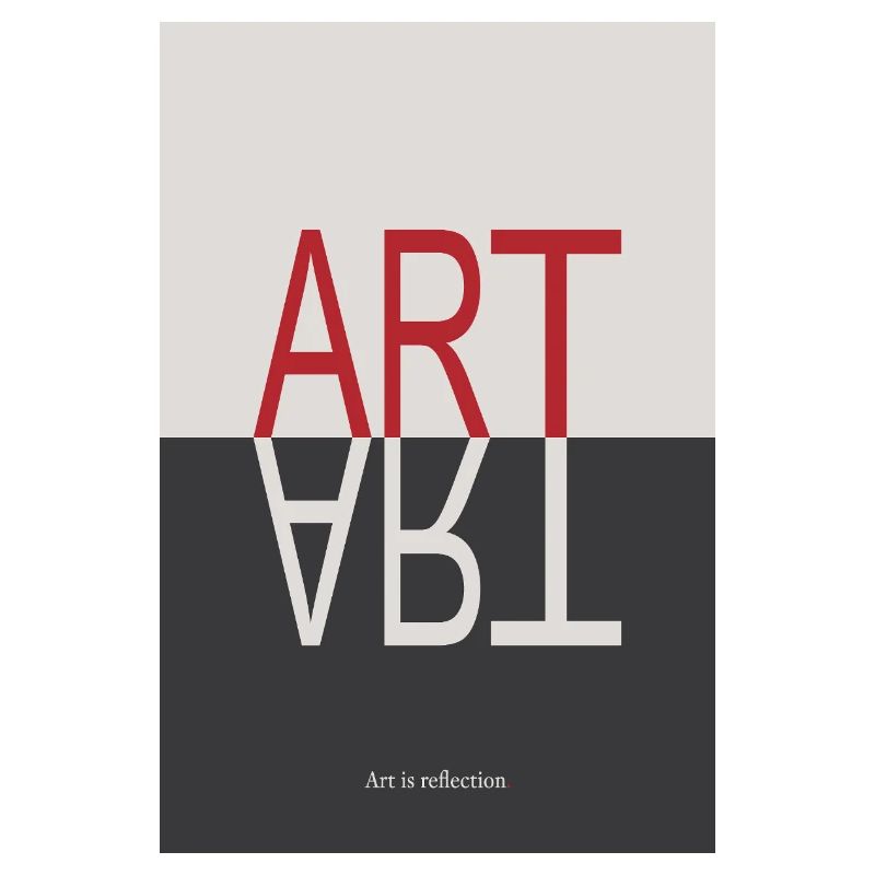 Affiche ART Reflection Minimalist Concept