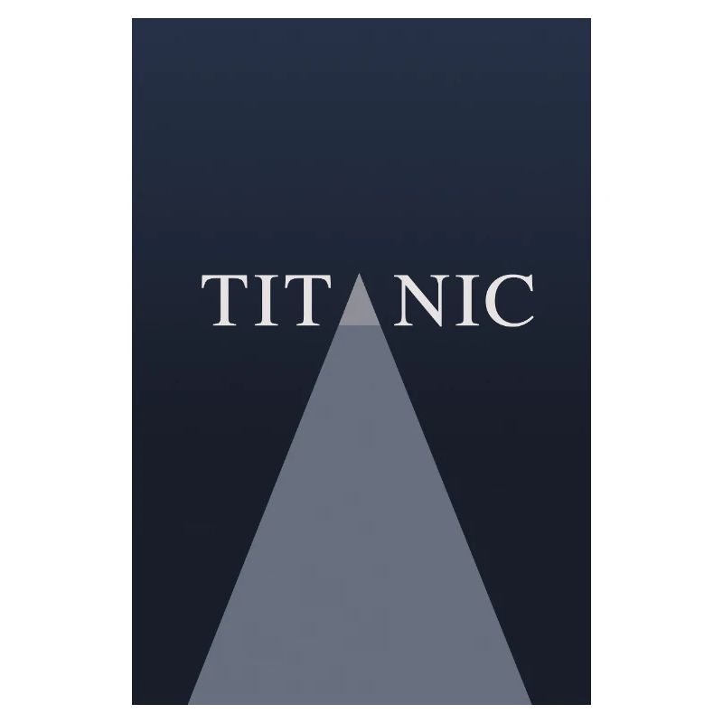 Affiche TITANIC Minimal Concept