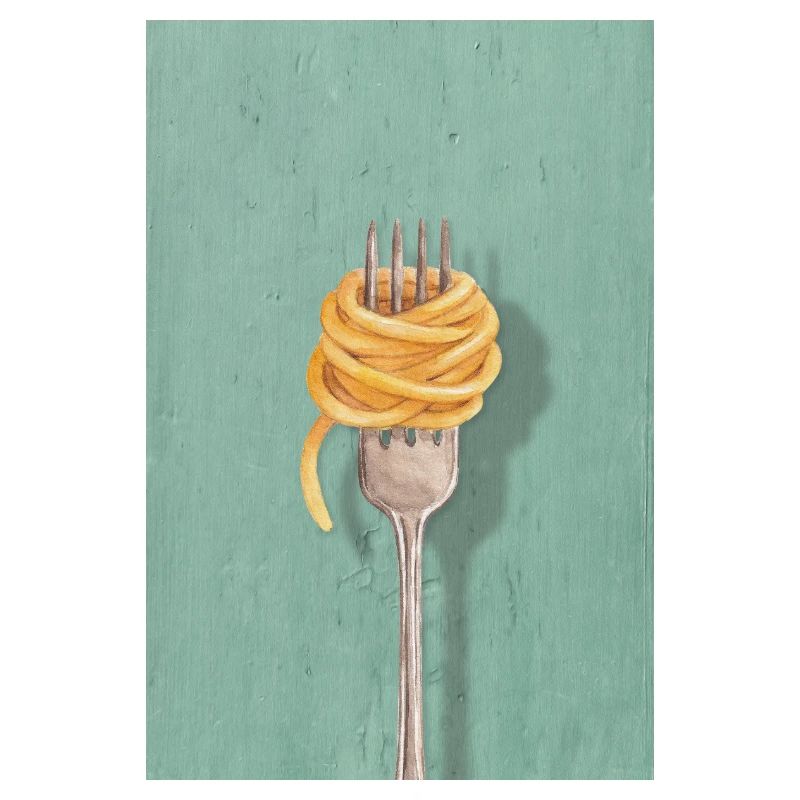 Conception de cuisine réduite à fourchette pour pâtes
