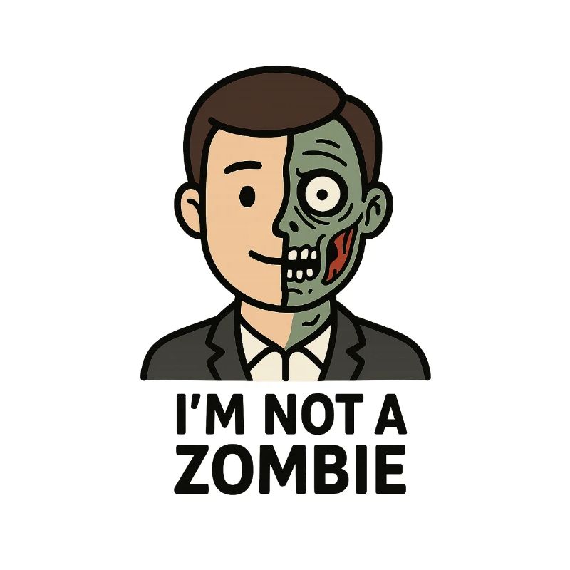 Half Human Half Zombie