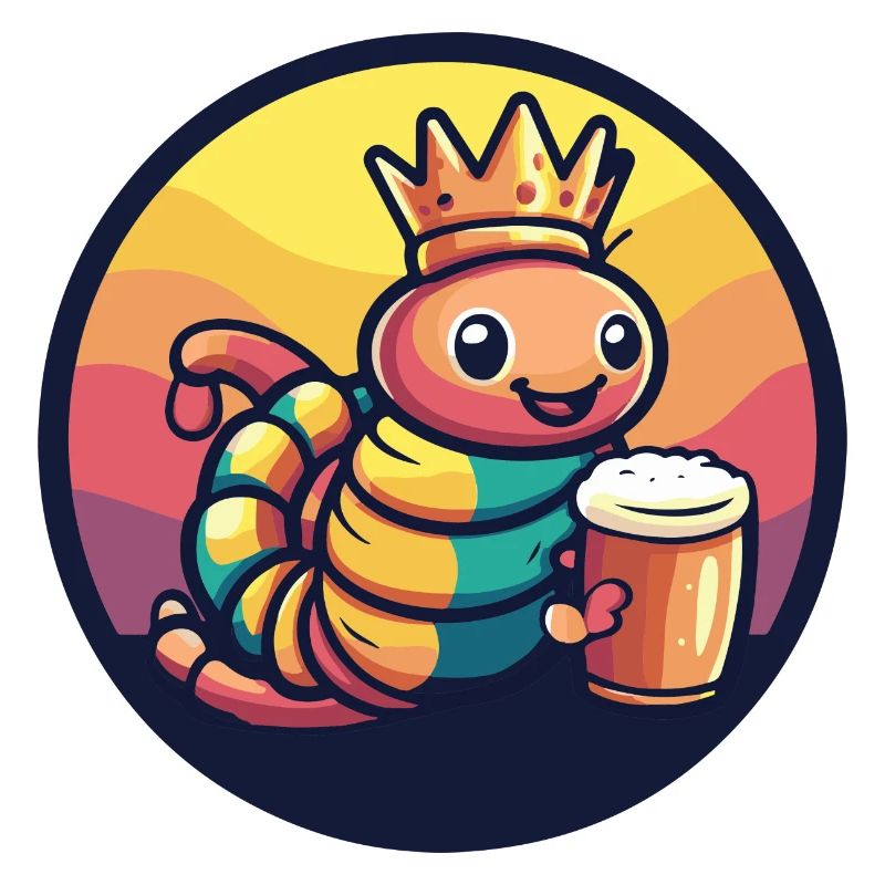 Worm Beer Comic