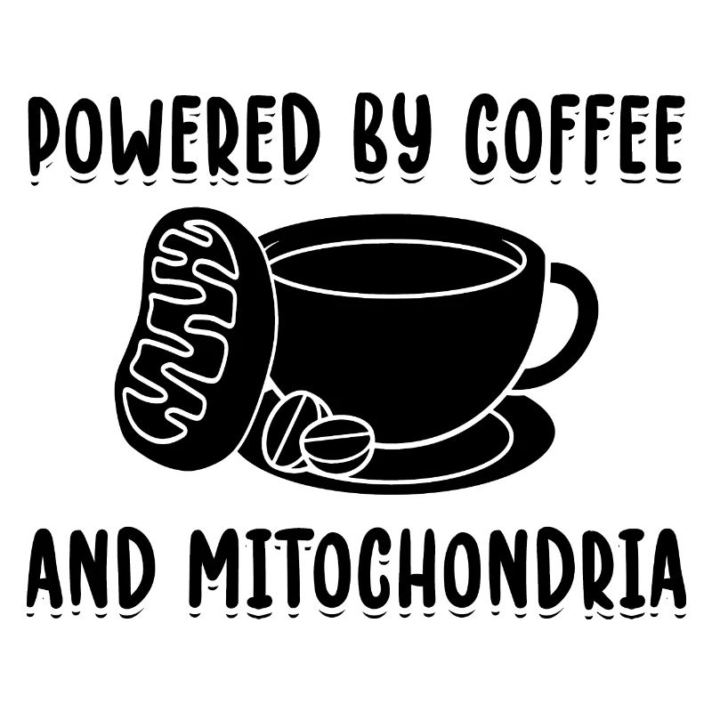 Mitochondrien & Kaffee | Biologen Student Geschenk