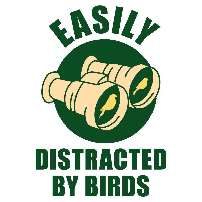 Facilement distrait par les oiseaux