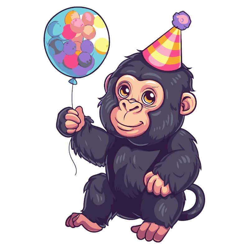 Gorille Anniversaire Bébé