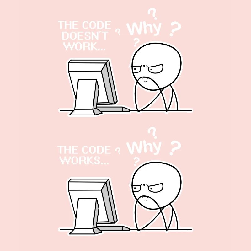 Der Code funktioniert nicht Coding Coder Geschenk