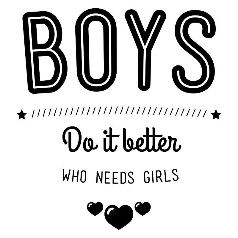 Boys do it better