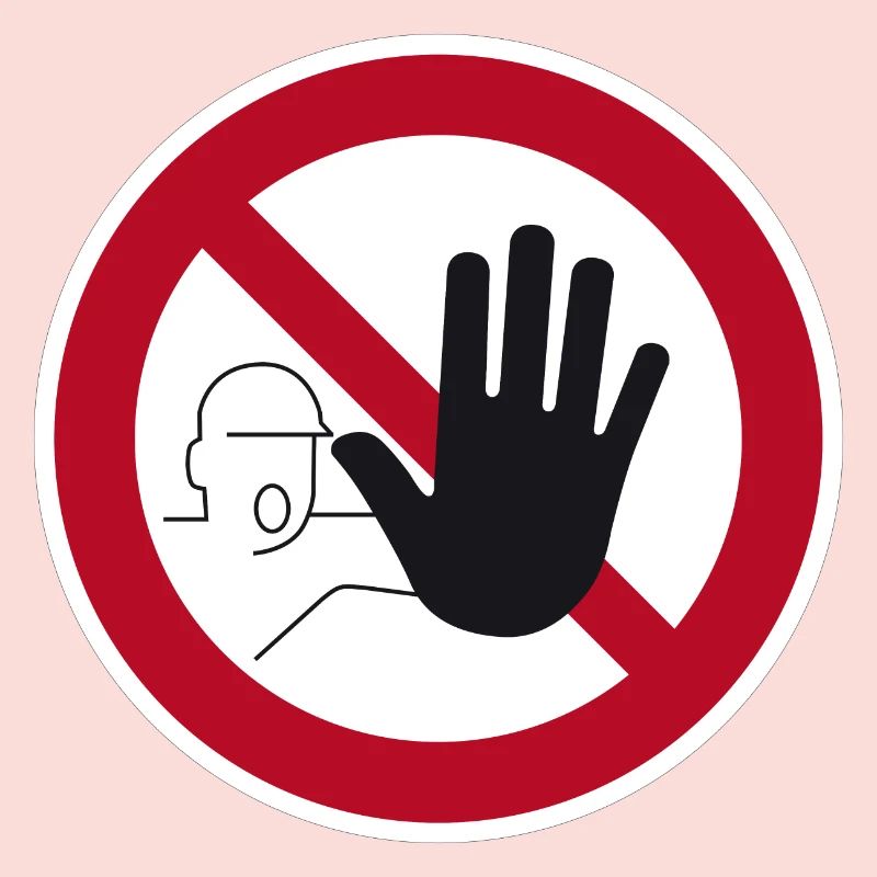 Panneau d'interdiction d'accès