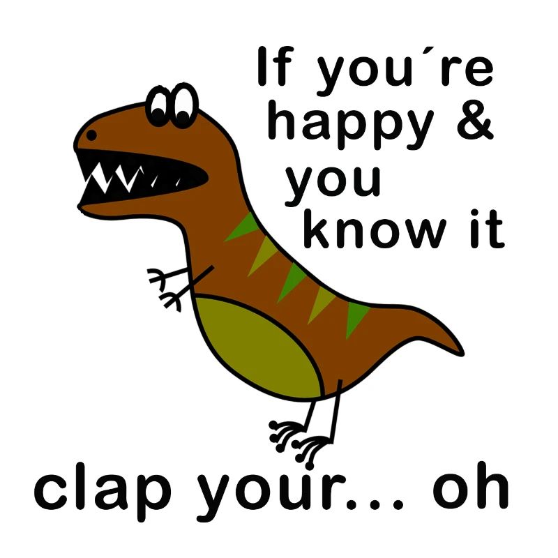 Schwarzer Humor T-Rex