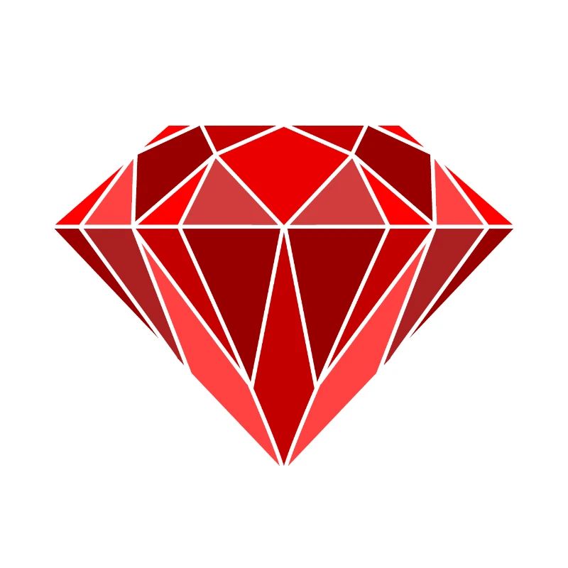 Diamant in rot