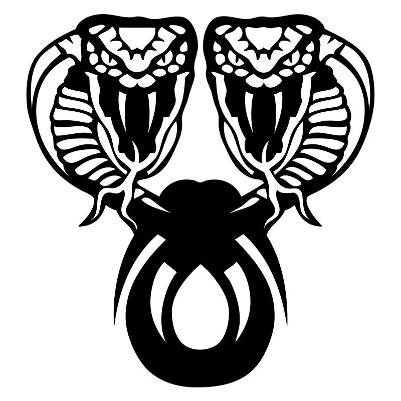 serpent cobra double tete