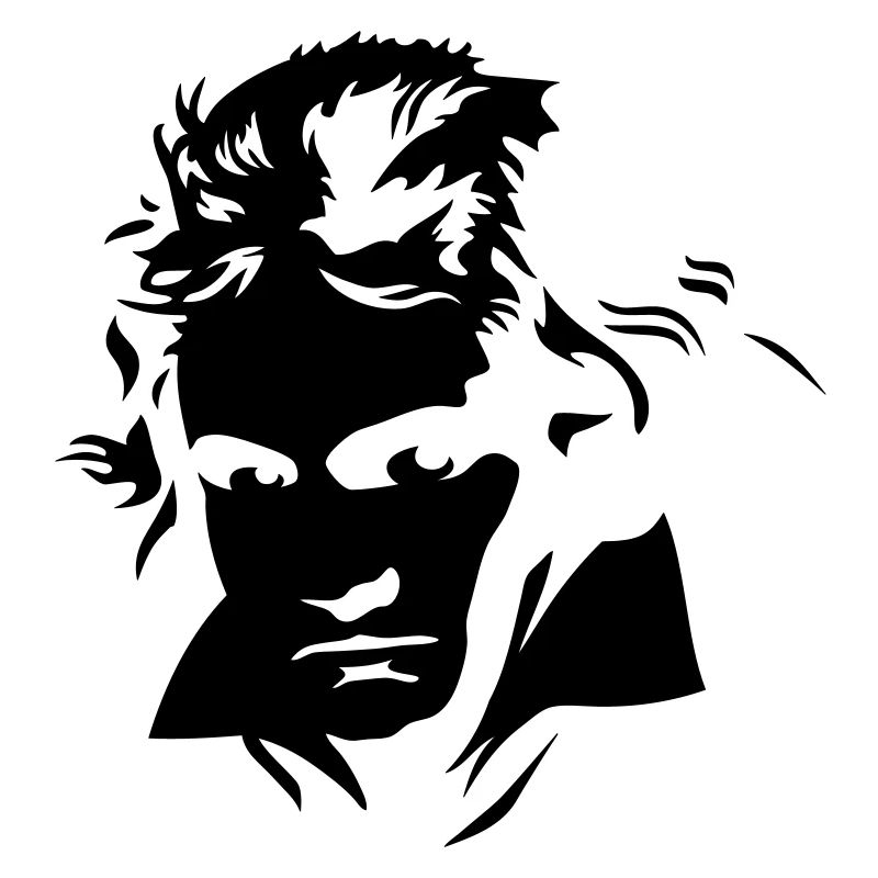 compositeur musique classique visage de beethoven