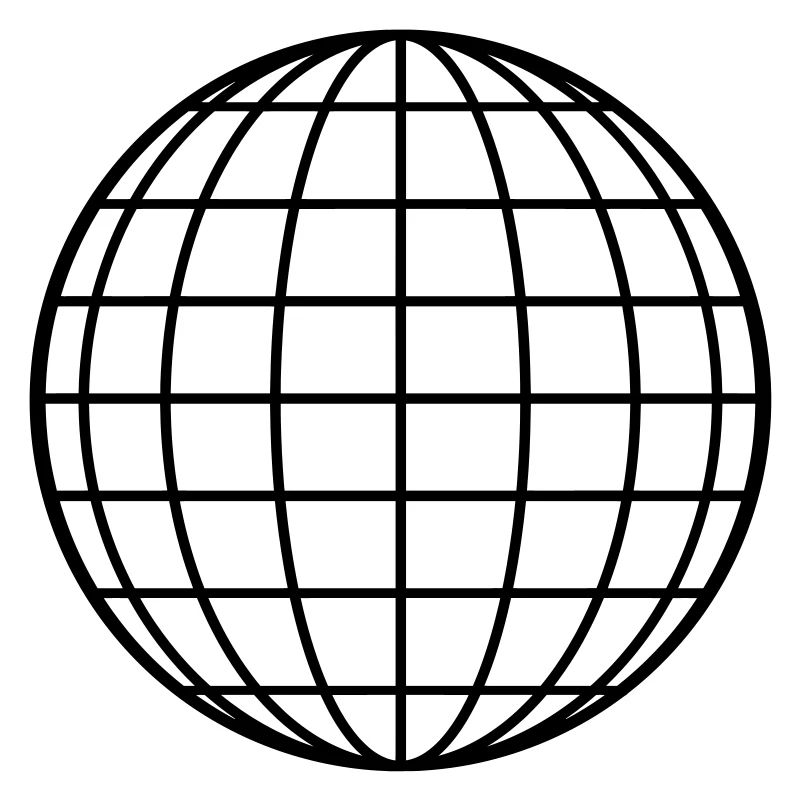 Sphere Globe Circle Round Geometric Shape