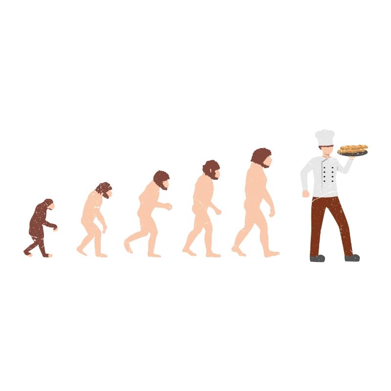 Evolution Chef Cook Idée cadeau drôle