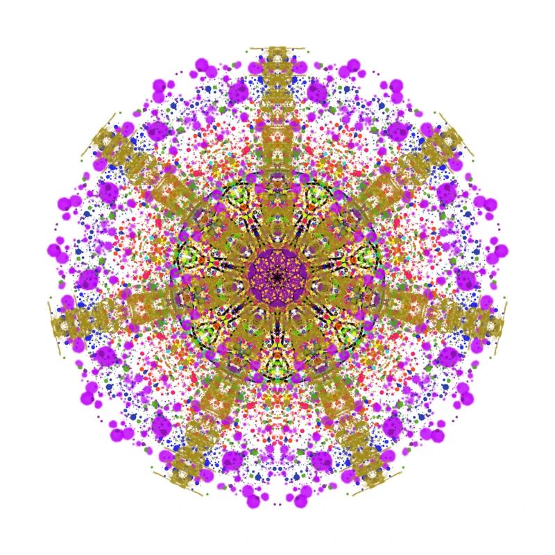 Mandala Psychedelisch 1