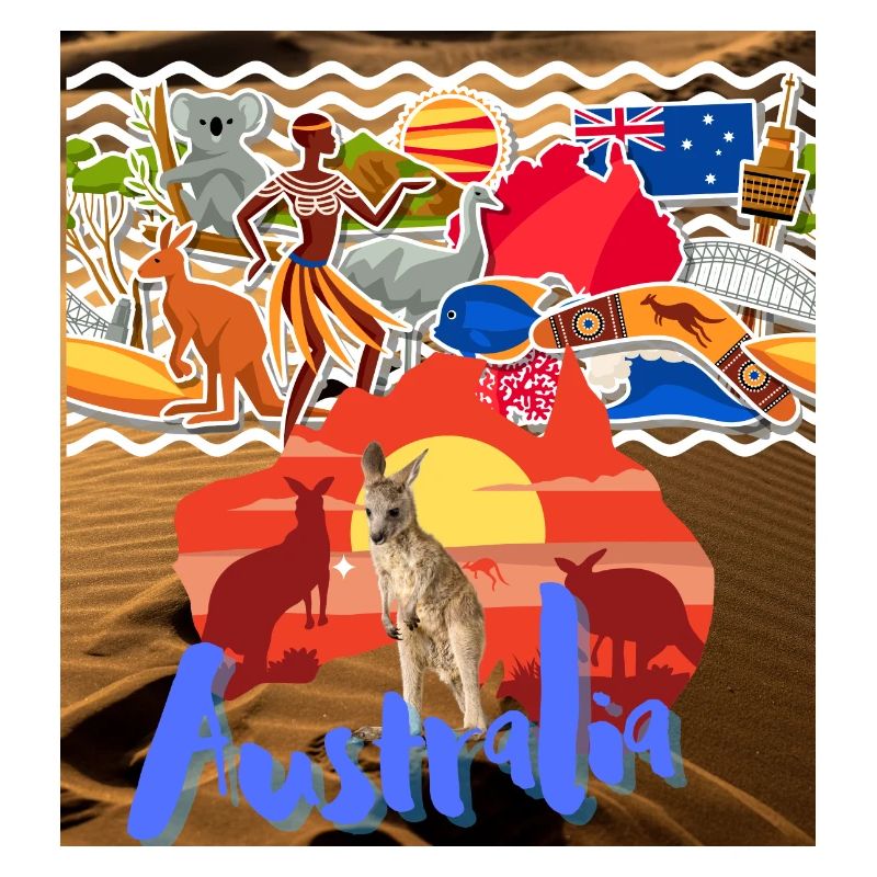 Australia, Kangaroo.