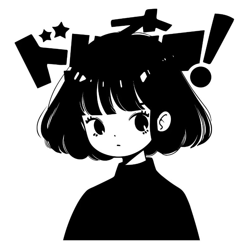 Mädchen japanisch Stil Comic