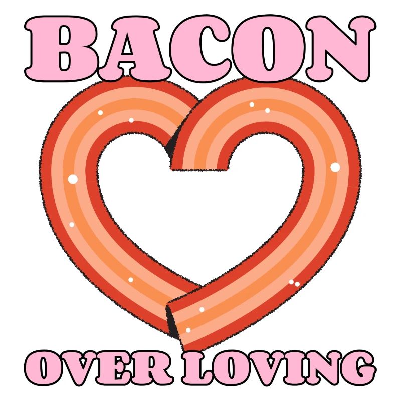 Valentinstag bacon Desgin