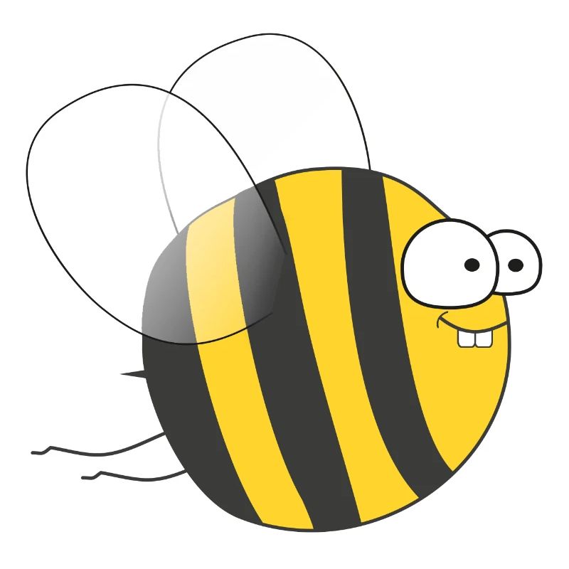 Cool & Crazy Funny Bee / Bumble Bee (Sweet & Cute)