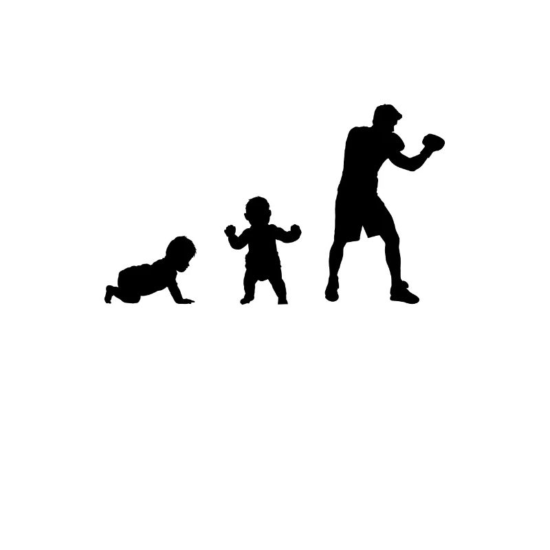 Born To Kick Boxing Boxer Evolution Funny Gift