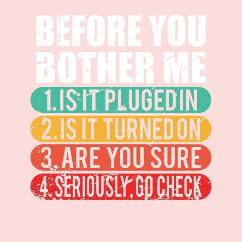 Lustiger technischer Support / Computer Techie Nerd Geschenk