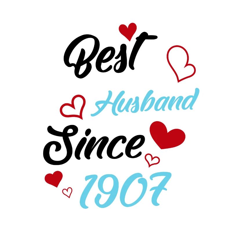 Bester Ehemann seit 1907 Hochzeit