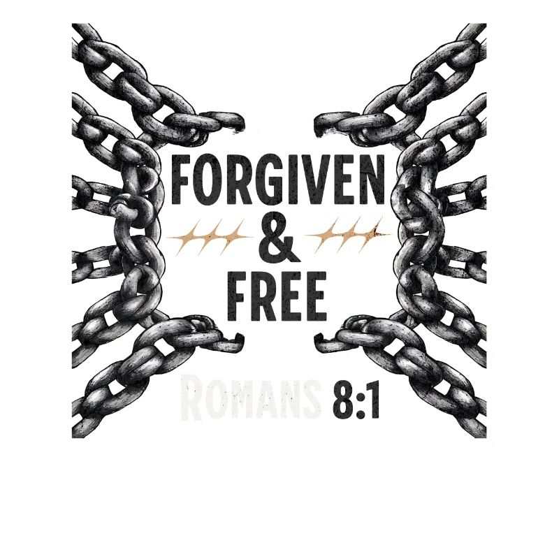 Forgiven and Free Romans 8:1 Broken Chains