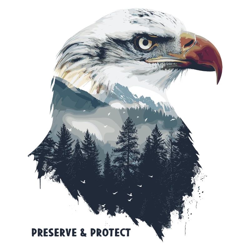 Préserver et protéger le pygargue à tête blanche Aigle Oiseau