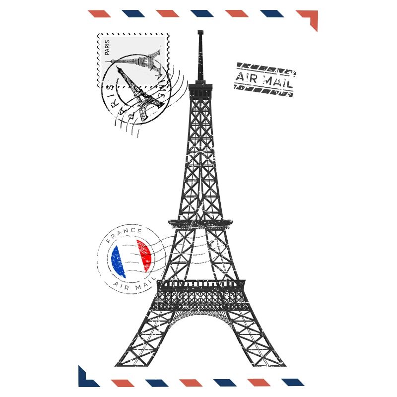 Paris Postcard Eiffel Tower