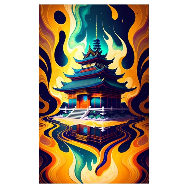 Temple reflection