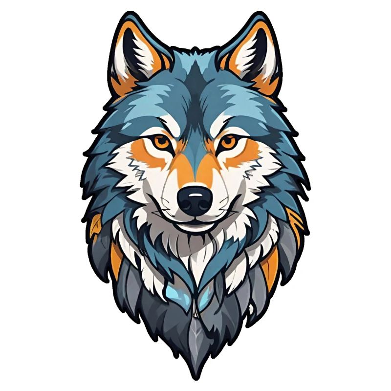 Wolf face