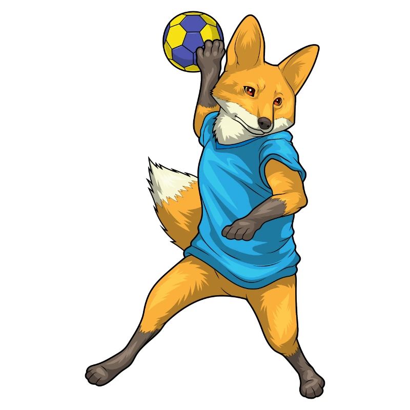 Fuchs Handball Player Handball