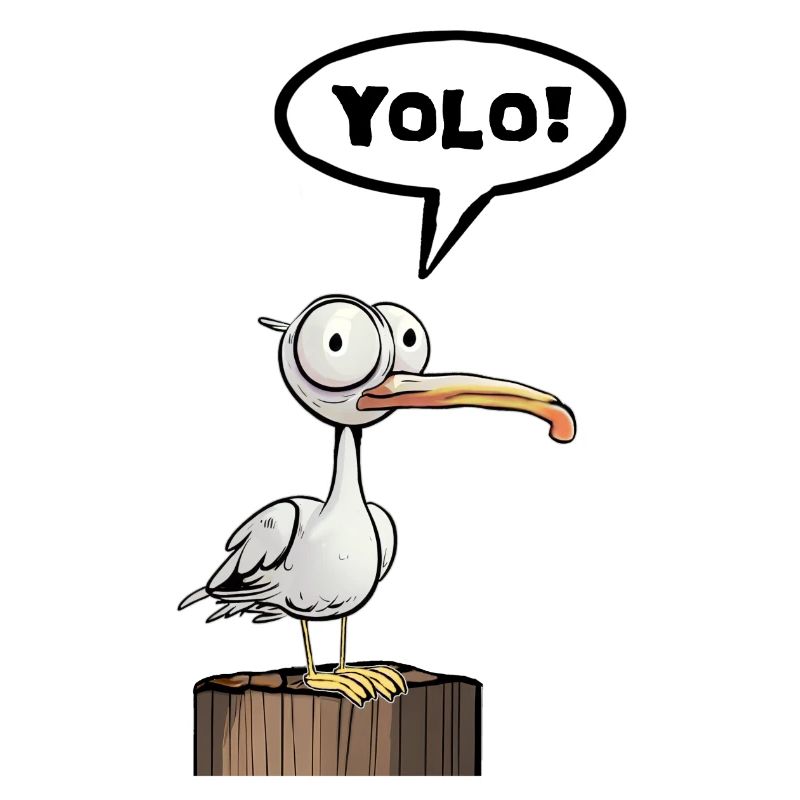Seagull Speech Bubble Yolo