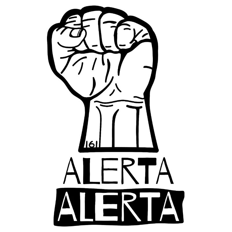 Faust Hoch Alerta Antifascist Antifa 161 - 02