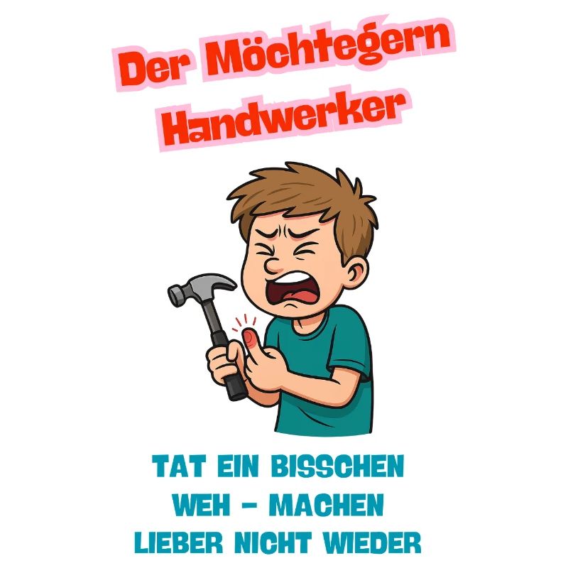 The Would-be Craftsman Comic Caricature