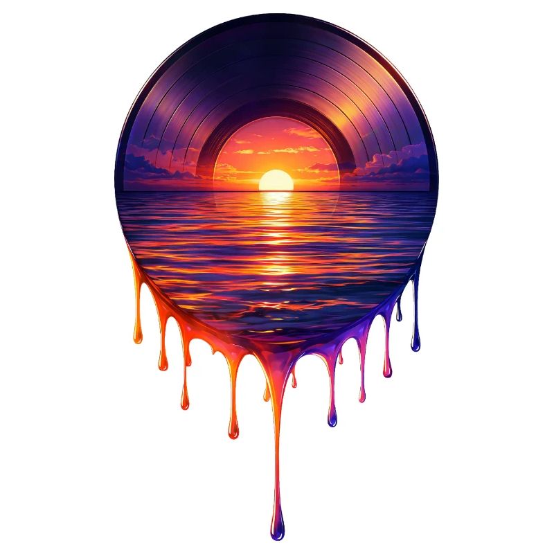 Tropfendes Vinyl