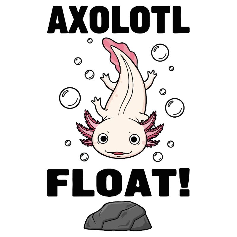 Axolotl Float Pink Salamander Aquarium