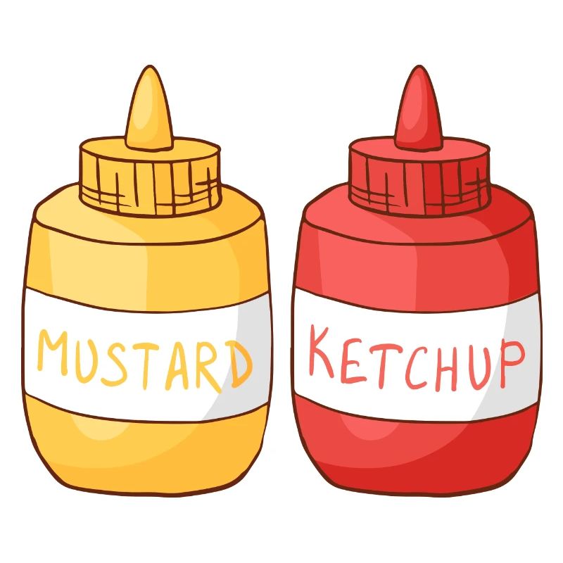 Senf Ketchup
