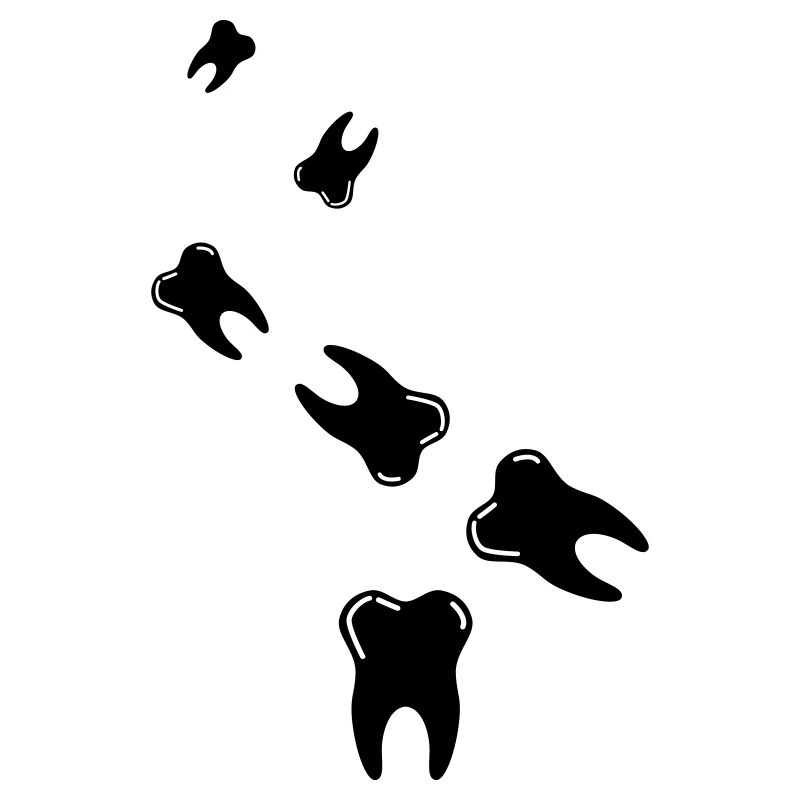 Symbole de l’icône de dent